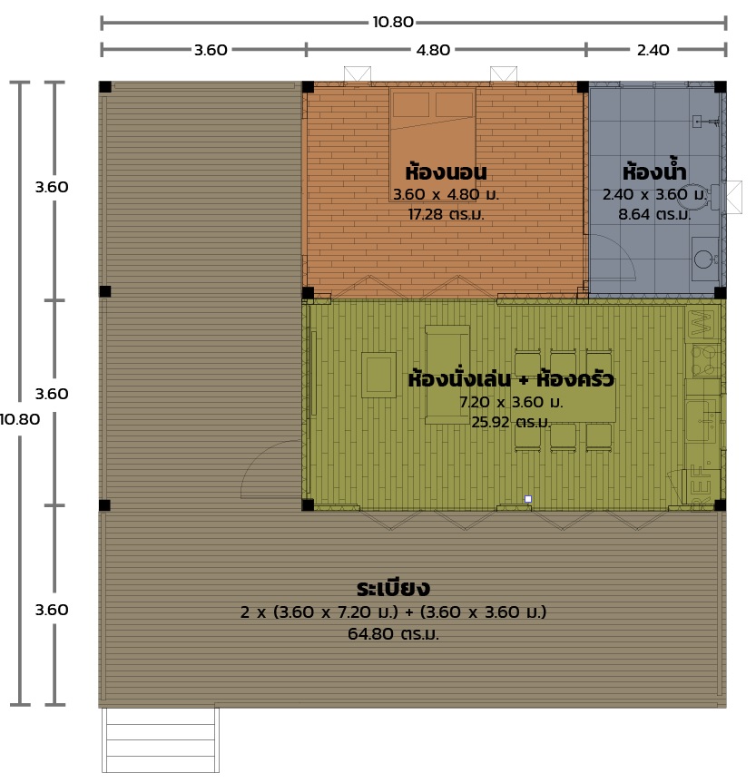 แบบบ้าน Modulux  FM-08