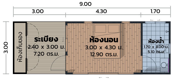 แปลนบ้าน Modulux SA-01-2s